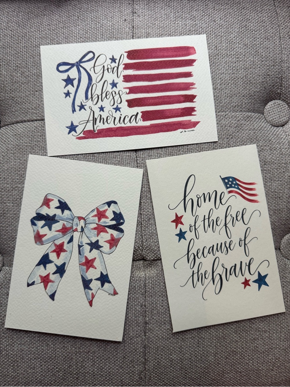 (5āx7ā) Love USA Set 2 Print Set